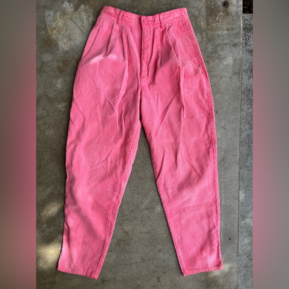 Vintage Espirit Pink Corduroy Pants